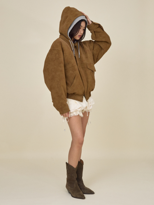 URBAN SUEDE JUMPER (BROWN)