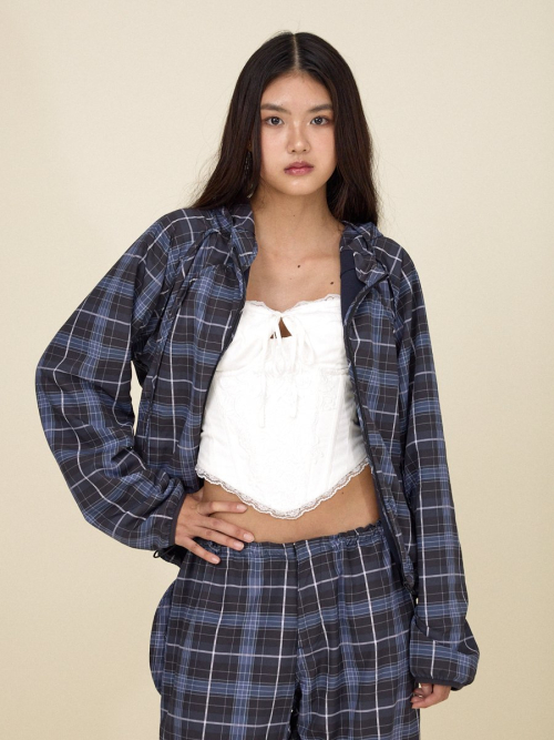 CHECKMATE TRACK PANTS (BLUE)