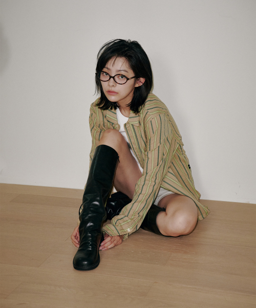 Pollet wrinkle boots