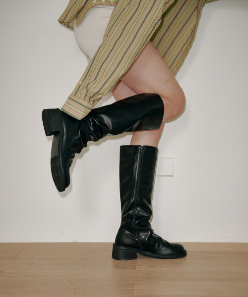 Pollet wrinkle boots