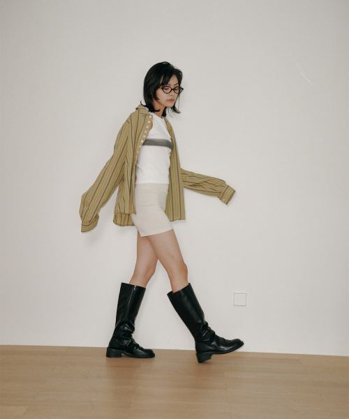 Pollet wrinkle boots