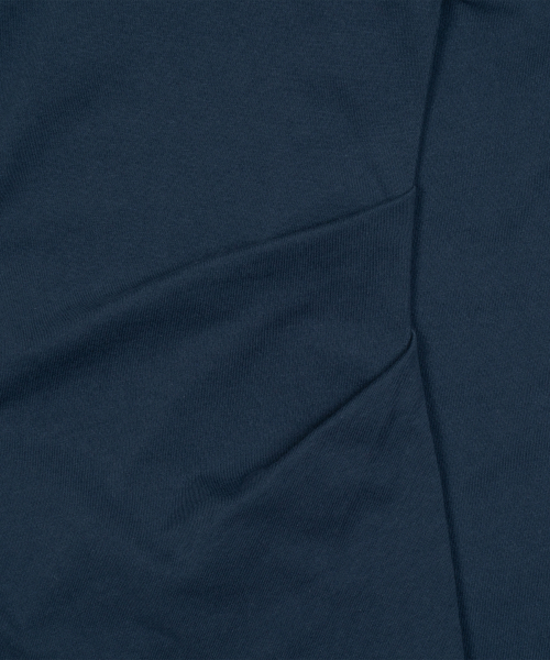 TCM hooded raglan long sleeve (blue)
