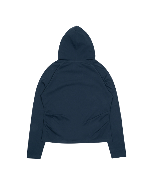 TCM hooded raglan long sleeve (blue)