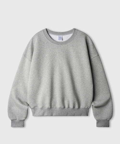 Daycut Crop Sweatshirts Gray KJMT2648