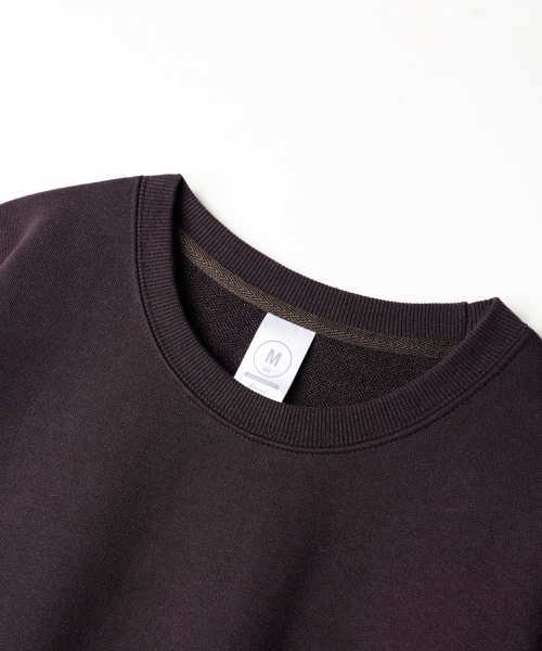 Daycut Crop Sweatshirts Darkpurple KJMT2648