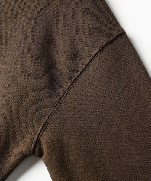 Daycut Crop Sweatshirts Brown KJMT2648