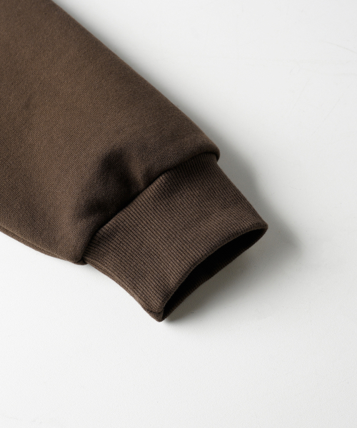 Daycut Crop Sweatshirts Brown KJMT2648