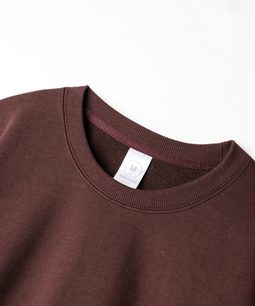 Daycut Crop Sweatshirts Brickred KJMT2648