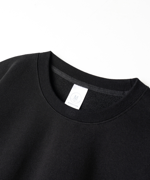 Daycut Crop Sweatshirts Black KJMT2648