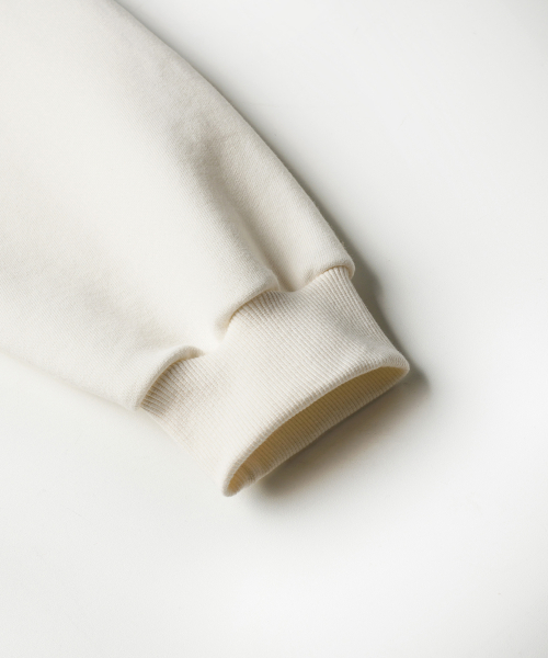 Daycut Crop Sweatshirts Cream KJMT2648