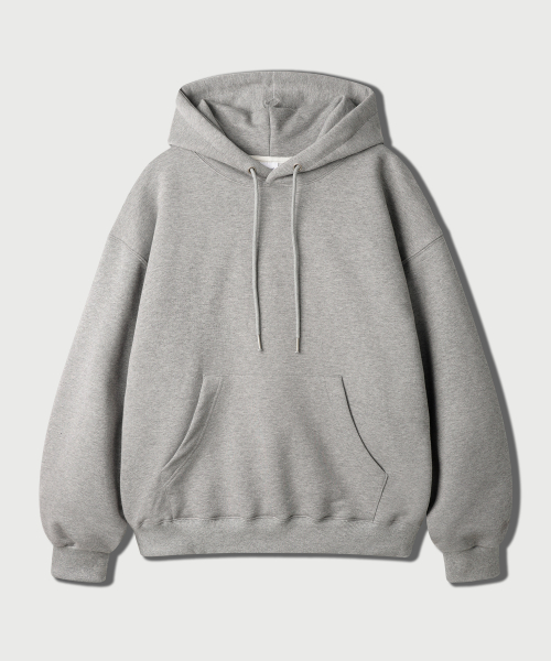 Plain Essential Hoodie Gray KJHD2674