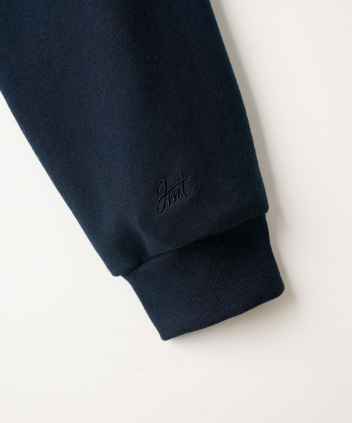 Plain Essential Hoodie Navy KJHD2674
