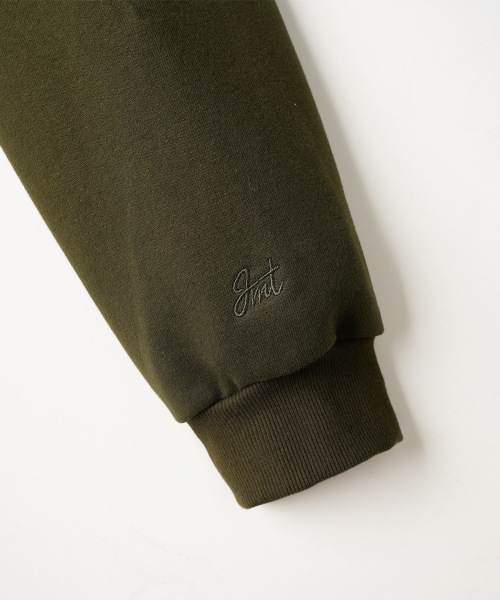Plain Essential Hoodie Darkkhaki KJHD2674