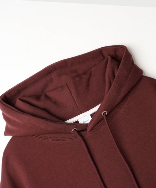Plain Essential Hoodie Burgundy KJHD2674
