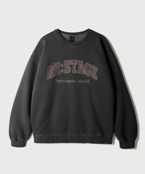 Restage Pigment Sweatshirts Darkgray KHMT2656
