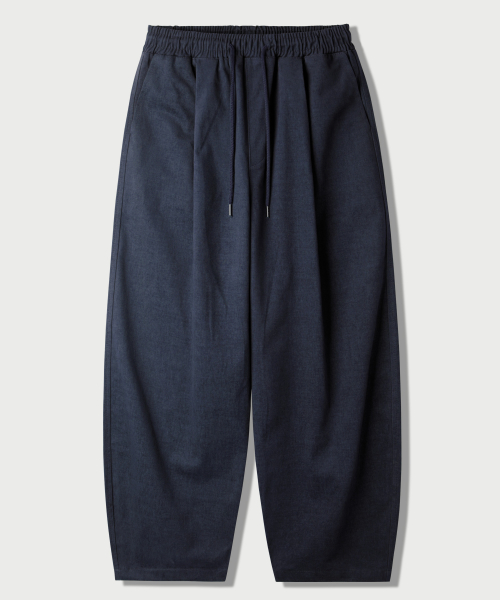 Cotton Peach Wide Pants Navy MMLP2673