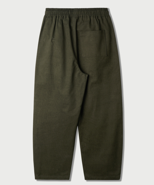 Cotton Peach Wide Pants Deepkhaki MMLP2673