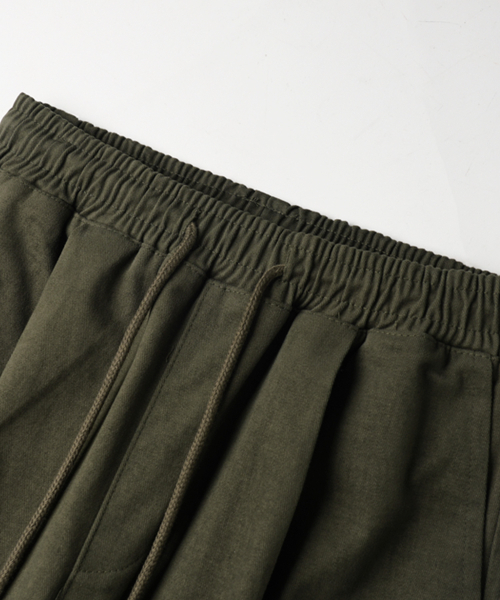 Cotton Peach Wide Pants Deepkhaki MMLP2673