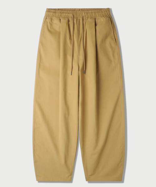 Cotton Peach Wide Pants Beige MMLP2673