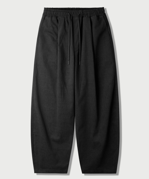 Cotton Peach Wide Pants Black MMLP2673
