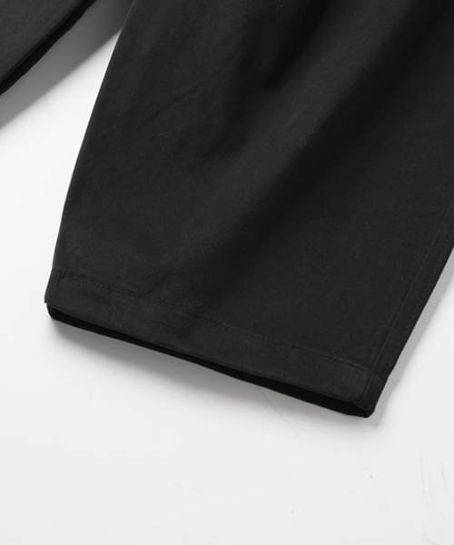 Cotton Peach Wide Pants Black MMLP2673