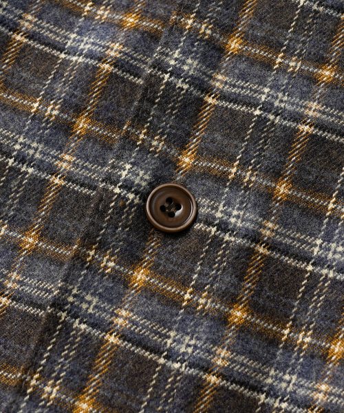 Vintage Crop Check Shirts Charcoal MMLS2676