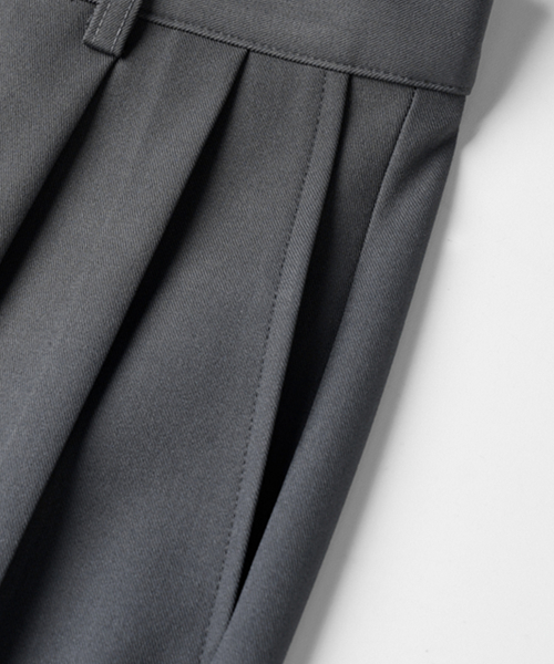 Four Season Wide Slacks Gray MMLP2651