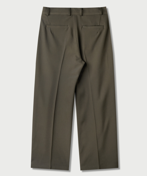 Four Season Wide Slacks Darkbeige MMLP2651