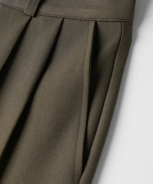 Four Season Wide Slacks Darkbeige MMLP2651