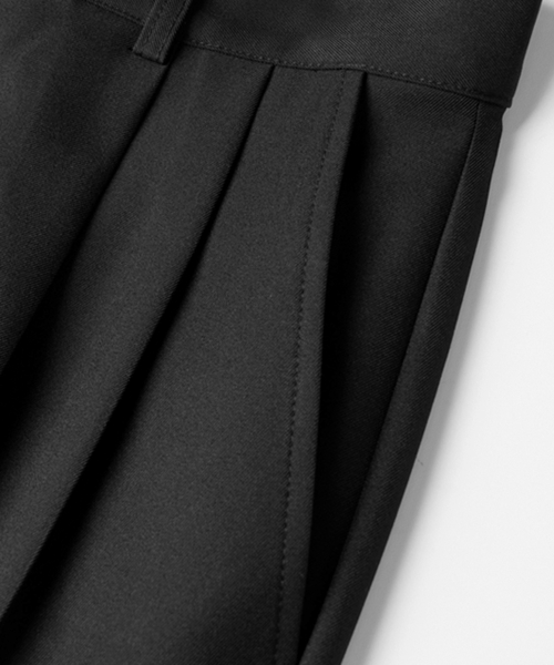 Four Season Wide Slacks Black MMLP2651