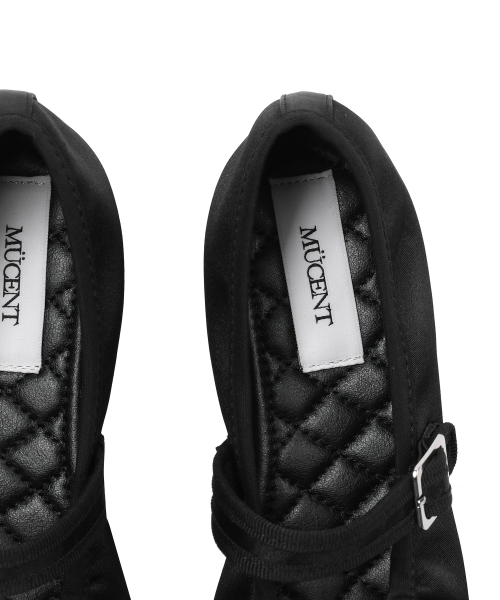 LANDAZ SHIRRING POINT MARY JANE SHOES