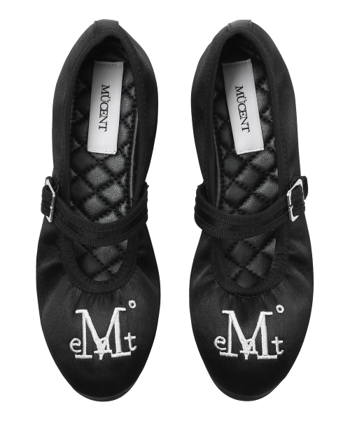 LANDAZ SHIRRING POINT MARY JANE SHOES