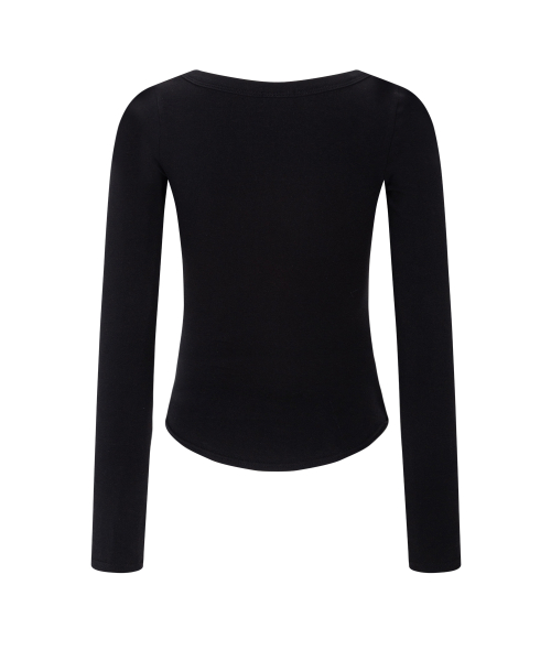 25FW New MOMO Shirring Top (Black)