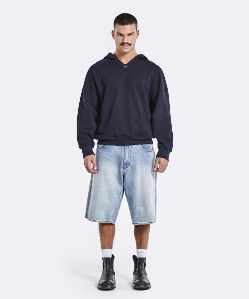 V zone hoodie - Navy