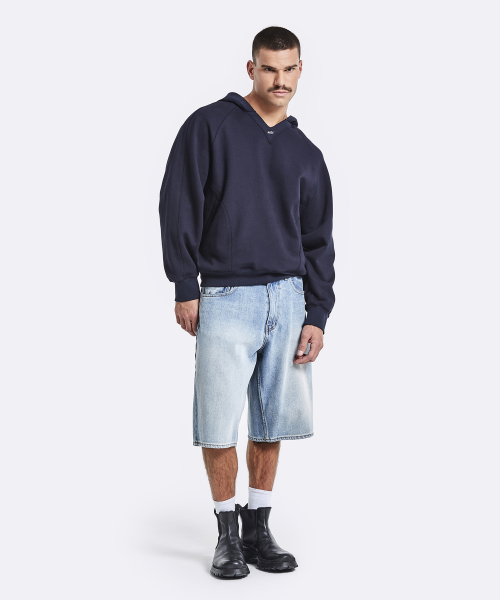 V zone hoodie - Navy