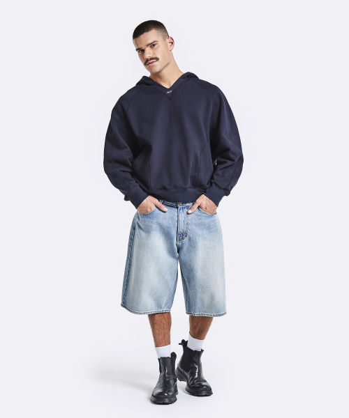 V zone hoodie - Navy
