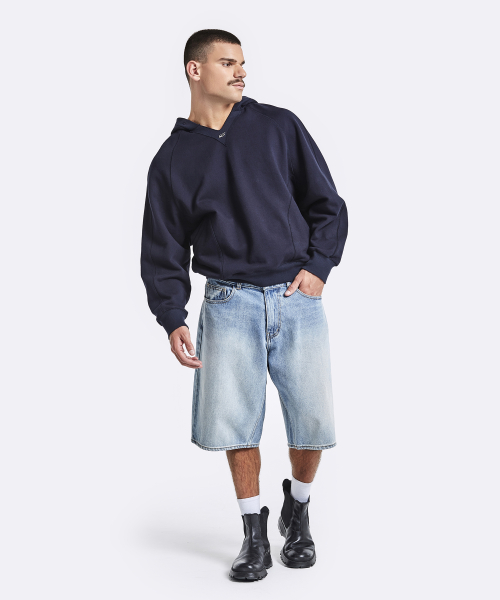 V zone hoodie - Navy