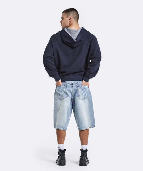 V zone hoodie - Navy