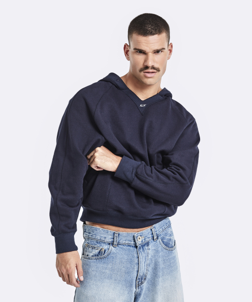 V zone hoodie - Navy