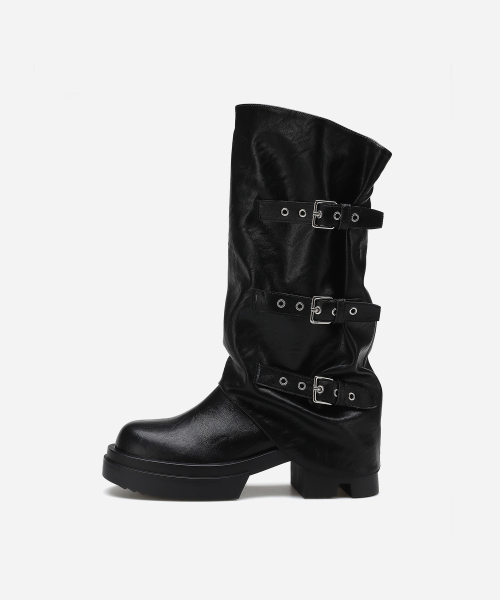 던컨 버클 미들부츠 412546013 (6cm)