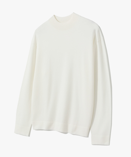 Washable Mock-Neck Sleeve Knit - 7 Colors