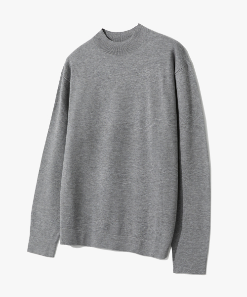 Washable Mock-Neck Sleeve Knit - 7 Colors