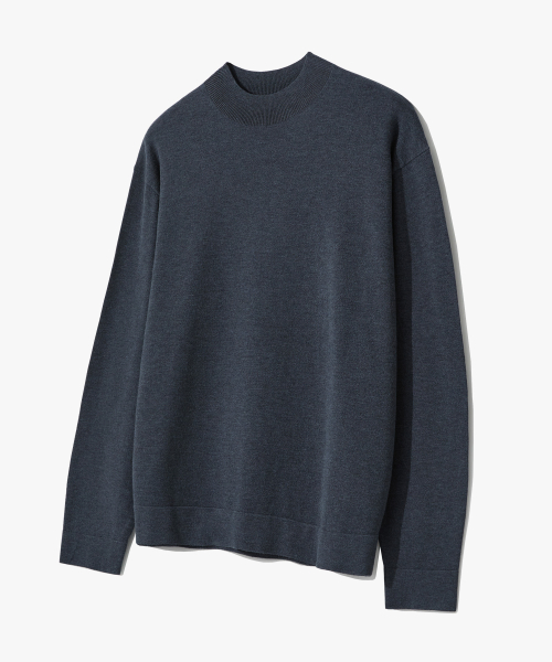 Washable Mock-Neck Sleeve Knit - 7 Colors