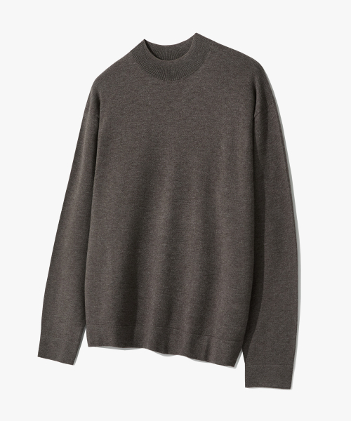 Washable Mock-Neck Sleeve Knit - 7 Colors