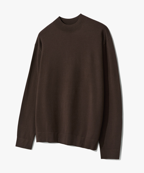 Washable Mock-Neck Sleeve Knit - 7 Colors