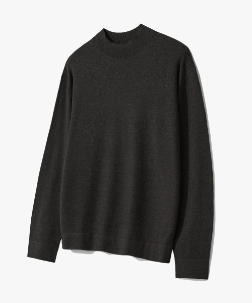 Washable Mock-Neck Sleeve Knit - 7 Colors