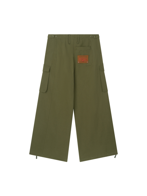OVERSLASH CARGO PANTS KHAKI