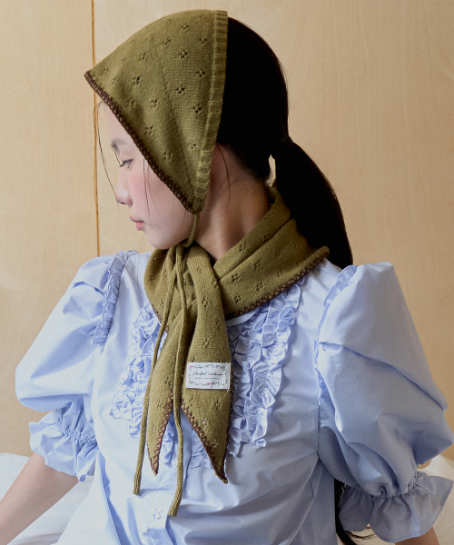LACE KNIT EARMUFF - 3 colors