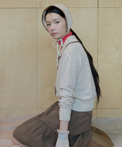 LACE KNIT EARMUFF - 3 colors