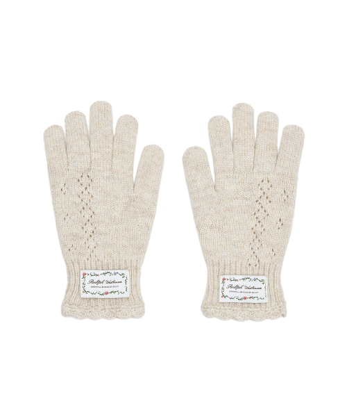 LACE KNIT GLOVES - 3 colors
